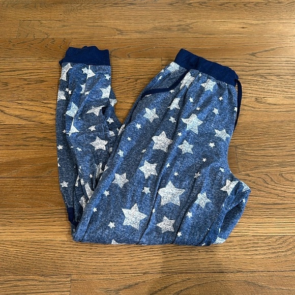 Pillow Talk Junior Girl’s Starry Blue Pajama Pants - Size Small - Picture 1 of 4